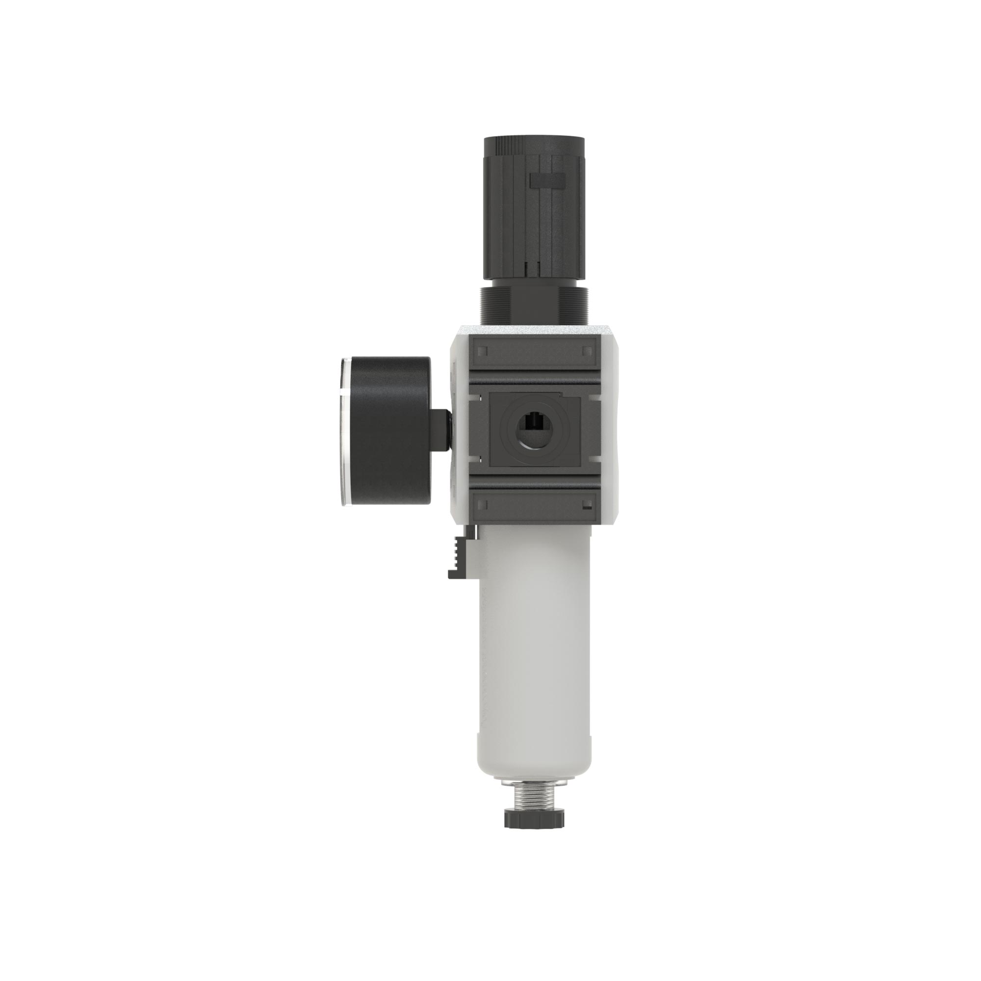 Filterregler »FUTURA«, PC-Behälter, Schutzkorb, Manometer, BG 4, G 1, 0,2-4 bar, HA - bekommst Du bei HUG Technik ♡