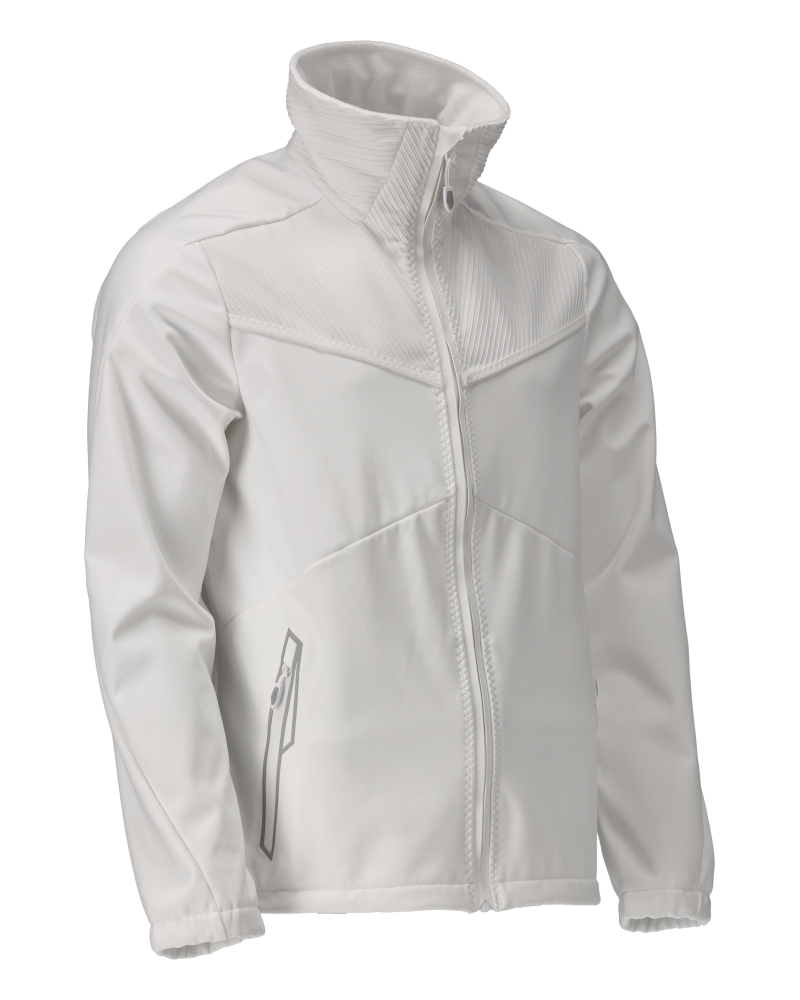MASCOT® CUSTOMIZED Soft Shell Jacke  Gr. 2XL, weiß - bei HUG Technik ☆