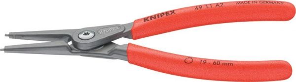 KNIPEX® Sicherungsringzange außen, gerade mit Feder A0 mm - bei HUG Technik ✭