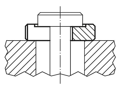 Vorsteckscheibe D1=100 Vergütungsstahl, DIN6372, B=37 - K0730.36 - bei HUG Technik ✭