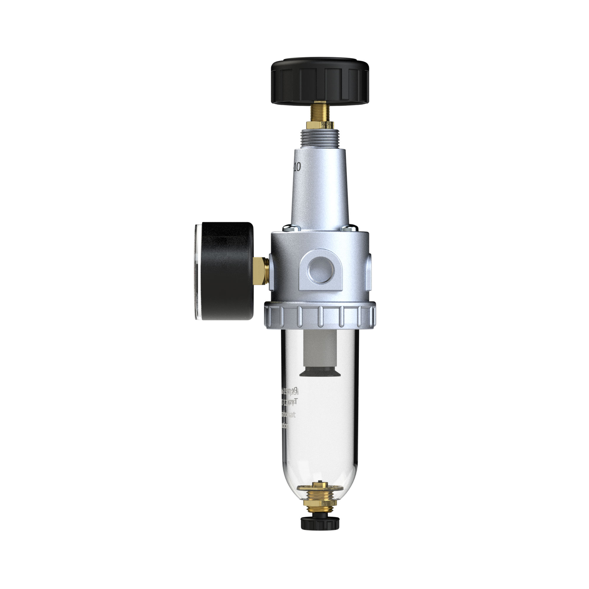 Filterregler »Standard«, mit Polycarbonatbehälter, BG 2, G 3/8 - gibt’s bei ☆ HUG Technik ✓