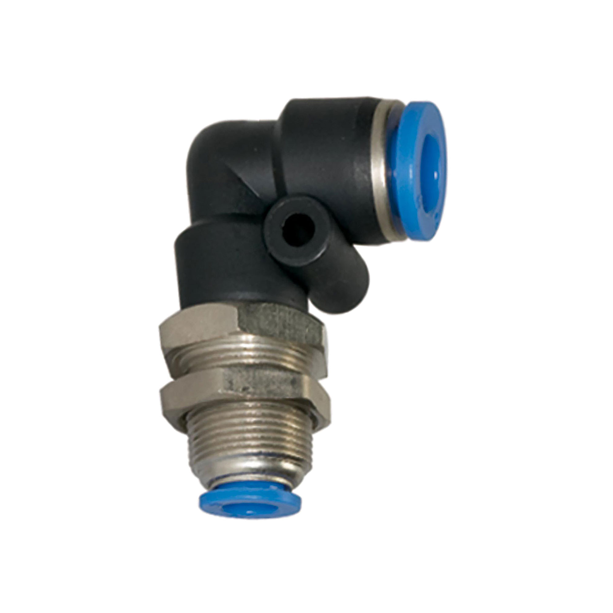 L-Schott-Steckverbindung »Blaue Serie«, M27x1,0, Schlauch-Ø 16 - bei HUG Technik ✓