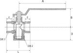 Kugelhahn mit integriertem Schmutzfänger, Messing vernickelt, G 1 - direkt bei HUG Technik ✓