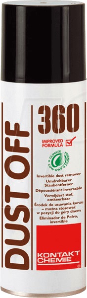 Kontakt Chemie DRUCKLUFT 360 Druckgas-Reiniger, nicht entzündbar, Spraydose 200 ml - erhältlich bei ✭ HUG Technik ✓
