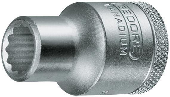 GEDORE Steckschlüssel-Einsatz 1/2 Zoll 1 1/ 8 Zoll x43,0mm 12-kant - bei HUG Technik ✓