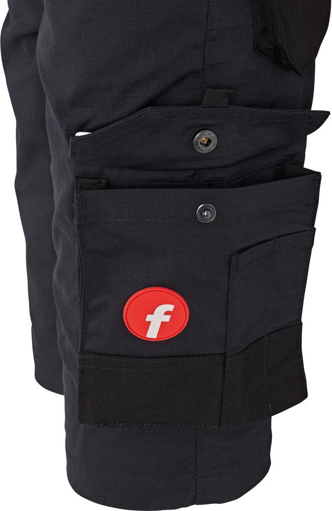 FORTIS Kids-Bermuda Performance, schwarz-lime 🖤 bei HUG Technik ✓