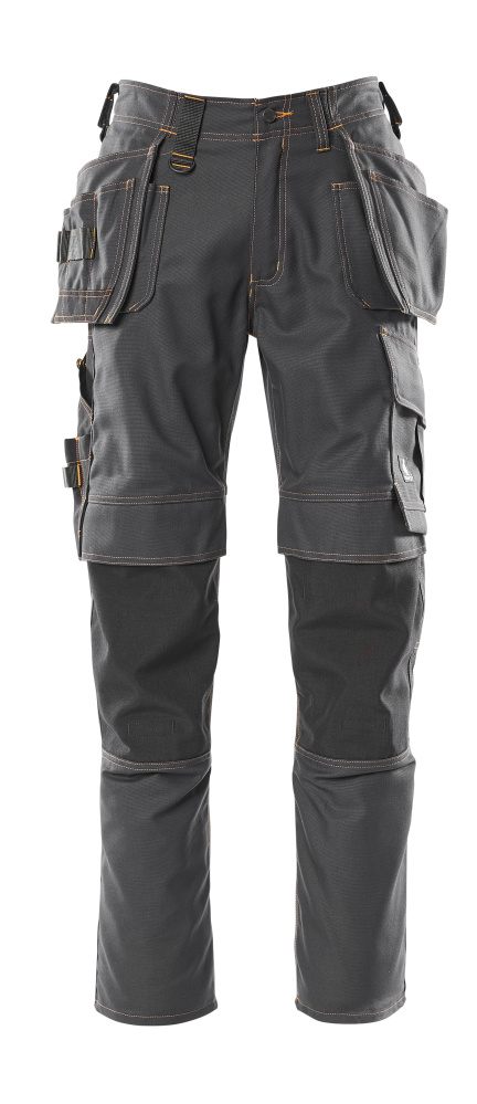 MASCOT® YOUNG Hose mit Hängetaschen »Almada« Gr. 76/C46, schwarz - direkt von HUG Technik ✓