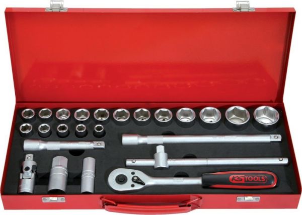 KSTOOLS® Steckschlüssel-Garnitur 1/2 Zoll 24teilig - bei HUG Technik ✭