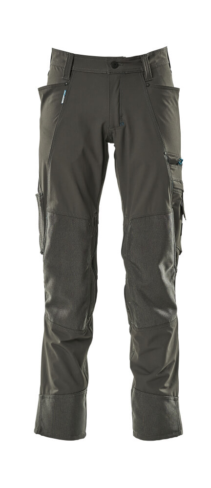 MASCOT® ADVANCED Hose mit Knietaschen  Gr. 76/C42, dunkelanthrazit - direkt bei HUG Technik ✓