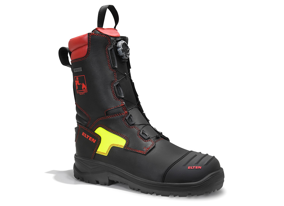 ELTEN Feuerwehrstiefel COLIN II GTX BOA Form C, perspektivische Ansicht