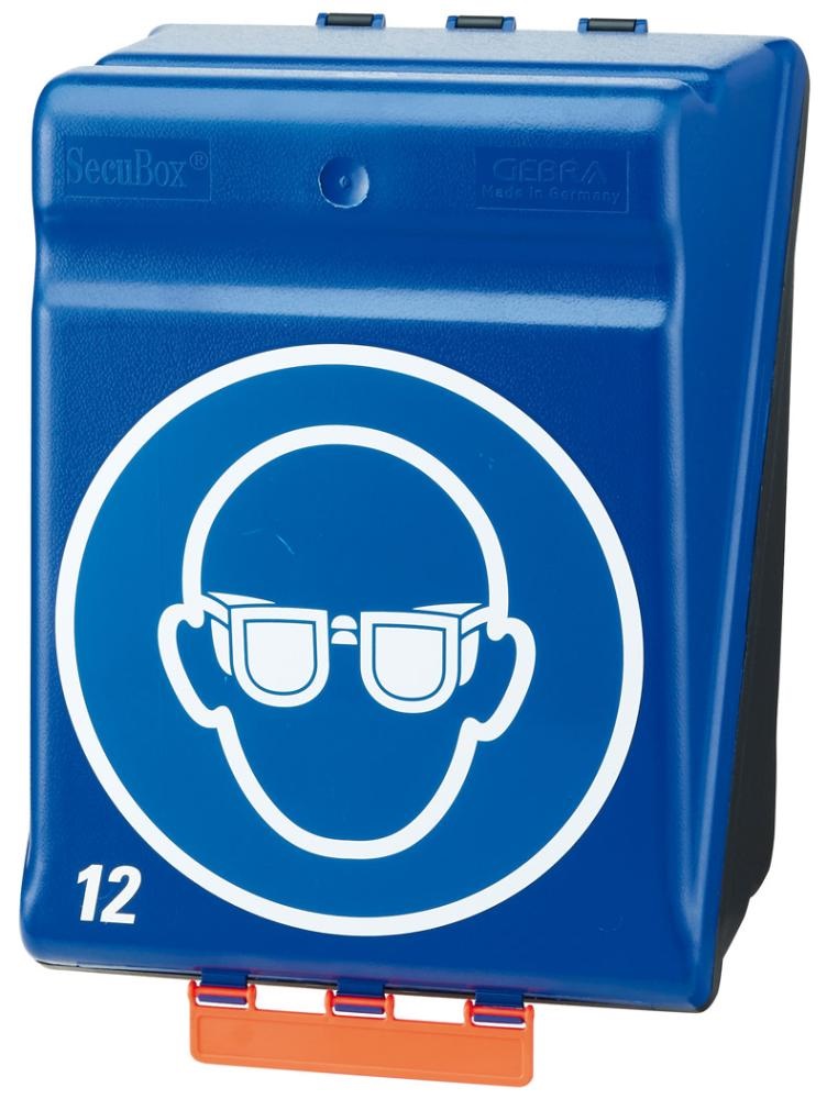 Aufbewarungsbox SECU Box® für Augenschutz, blau - bei HUG Technik ✓