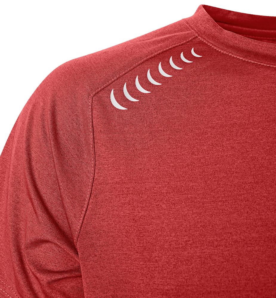 FORTIS Elements T-Shirt Quick Dry, bordeaux-schwarz meliert - direkt bei HUG Technik ✓