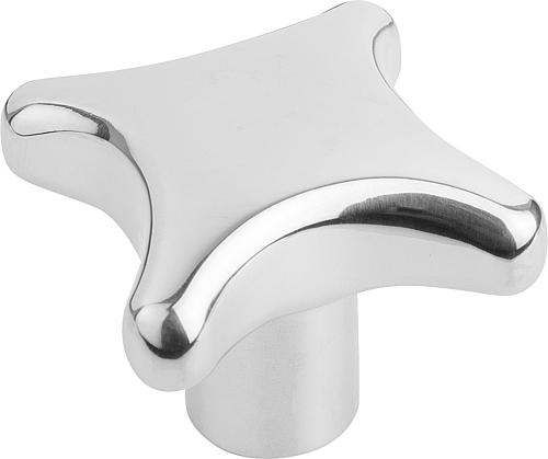 Kreuzgriff poliert D1=32, Form: C Edelstahl, D4=6 - K0146.3032062 - gibt’s bei HUG Technik ✓