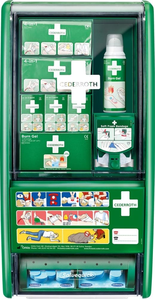 CEDERROTH Erste-Hilfe-und Verbrennungsstation inkl. Inhalt - gibt’s bei HUG Technik ✓ CEDERROTH Erste-Hilfe-und Verbrennungsstation inkl. Inhalt - gibt’s bei HUG Technik ✓