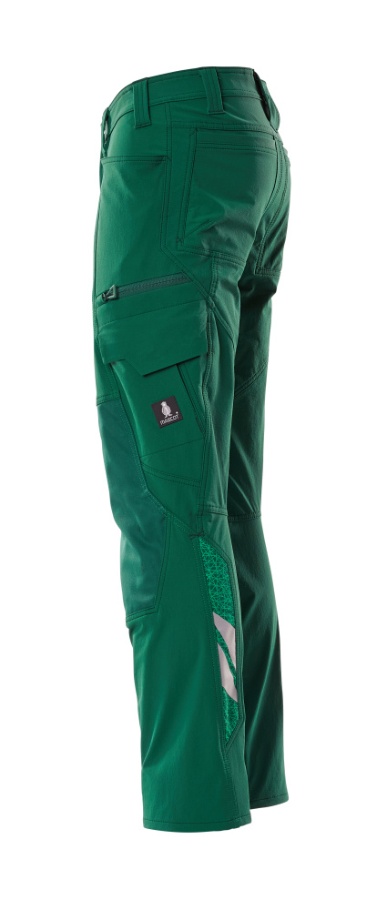 MASCOT® ACCELERATE Hose mit Knietaschen  Gr. 76/C46, grün - gibt’s bei HUG Technik ✓