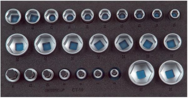GEDORE Werkzeugmodul CT1/3 Steckschlüssel einseitig 6-kant - erhältlich bei ♡ HUG Technik ✓