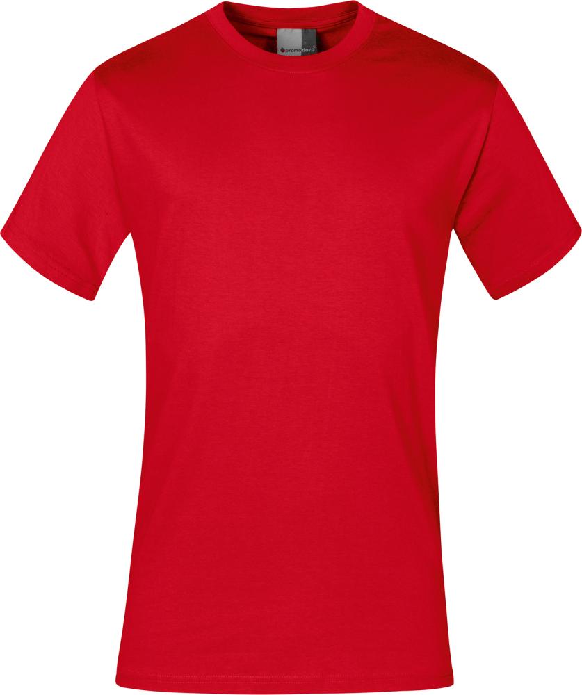 promodoro® T-Shirt Premium, rot - direkt bei HUG Technik ✓