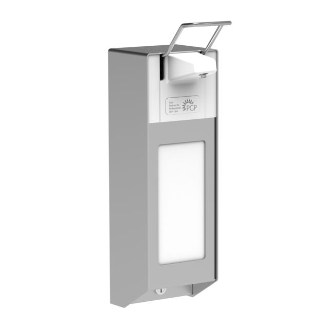 PGP Metall-Spender EUROMAT 2500, für Handreiniger in 2,5 l Weithalsflasche - gibt’s bei ☆ HUG Technik ✓