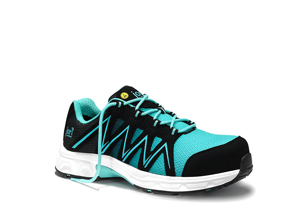 JORI Sicherheitshalbschuh, SPEEDY black-aqua Low ESD S1P, 12131 - bei HUG Technik ✓