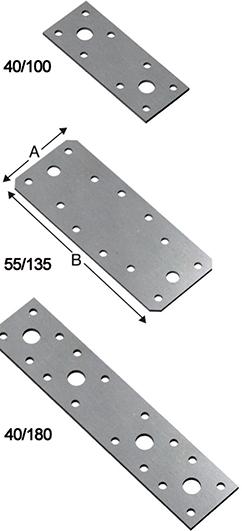 Simpson Strong-Tie® Flachverbinder FLV40/100 40 x 100 x 2,5 mm - kommt direkt von HUG Technik 😊