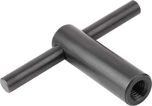 Knebelmutter fester Knebel M10 Stahl - K0755.110 - bei HUG Technik ✭