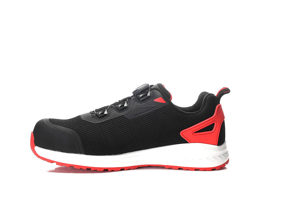 ELTEN® Sicherheitshalbschuh BATIS BOA® black-red Low ESD S1PL - links