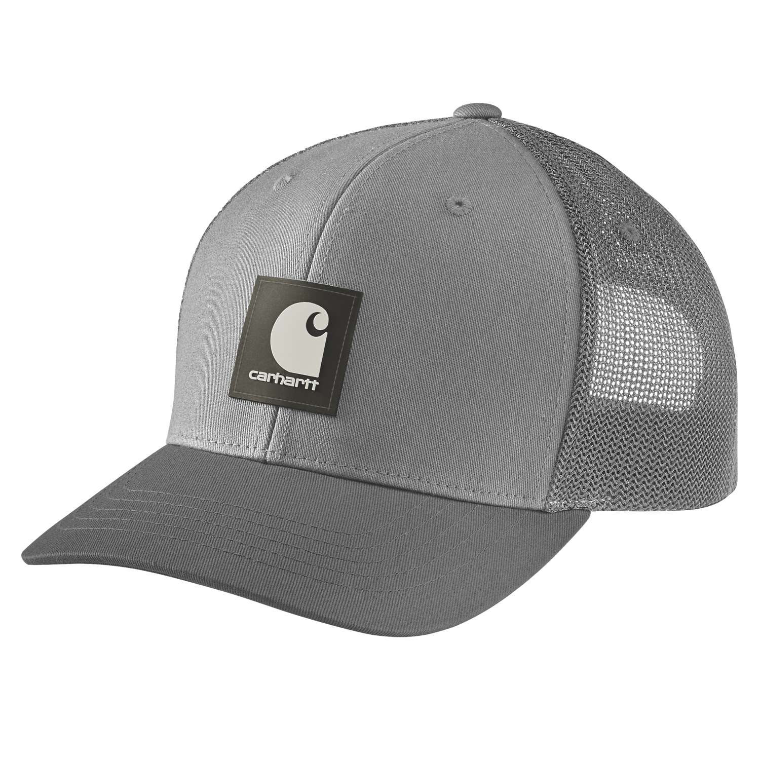 carhartt® Herren Cap »TWILL MESH-BACK LOGO PATCH CAP« One Size, asphalt Flach  - direkt von HUG Technik ✓