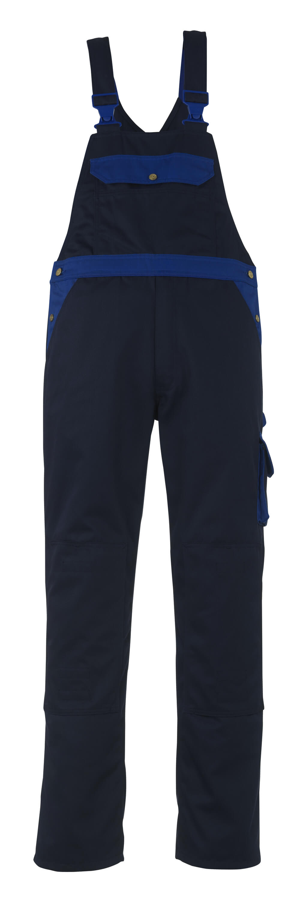 MASCOT® IMAGE Latzhose mit Knietaschen »Milano« Gr. 82/C42, marine/kornblau - bei HUG Technik ♡
