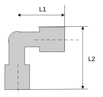 Winkelverbinder POM, Schlauch-ø 10 - gibt’s bei HUG Technik ✓