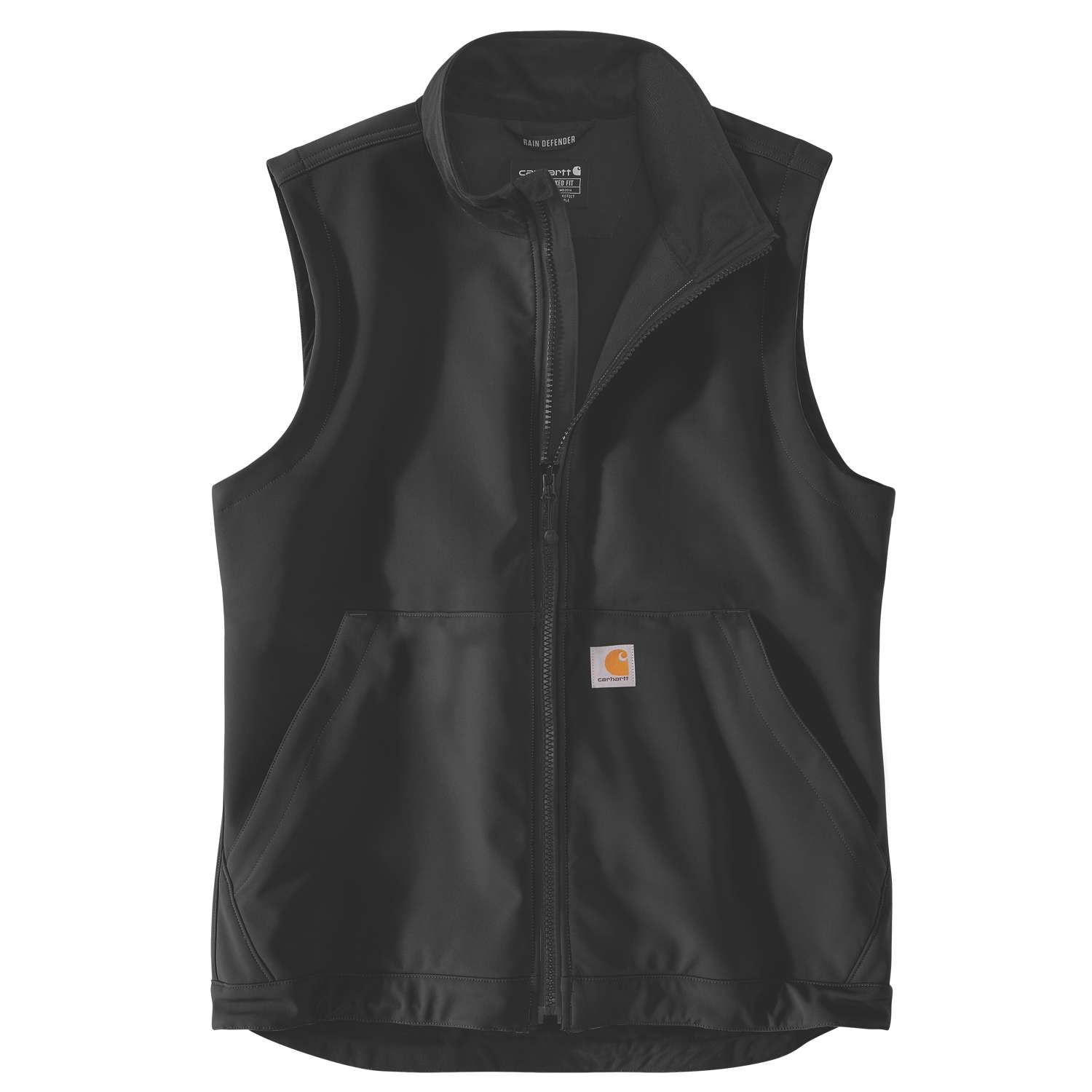 carhartt® Herren Weste »RAIN DEFENDER SOFTSHELL VEST« black Flach  - erhältlich bei ✭ HUG Technik ✓