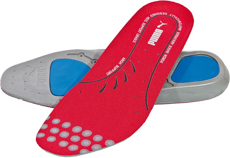 Albatros Puma-Sohle-evercushion-PLUS-footbed-204510-rot-Gr-39 Einlegesohle Detail 1