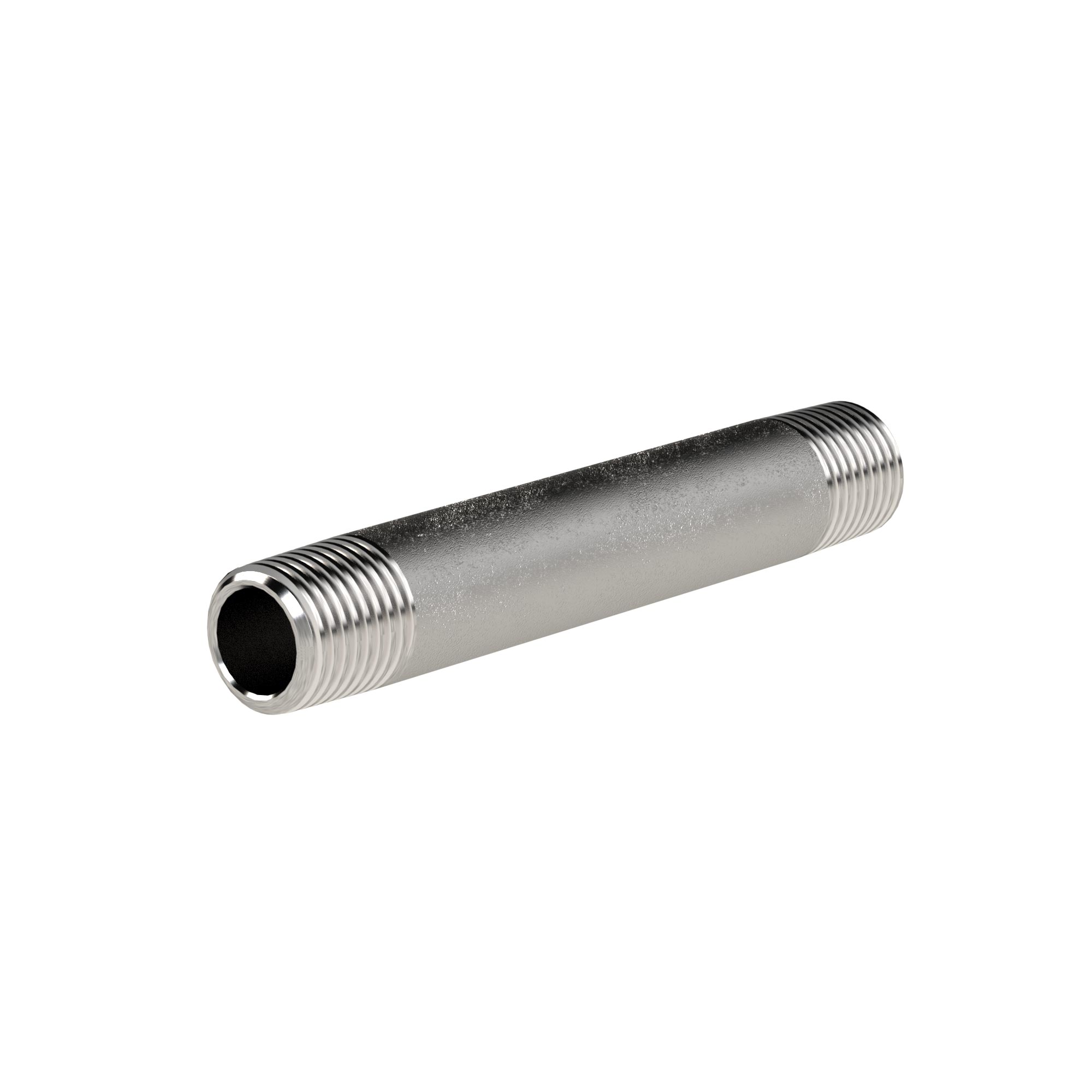 Rohrdoppelnippel 23, AG/AG, R 3, Länge 200,0 mm, Stahl verzinkt - direkt bei HUG Technik ✓
