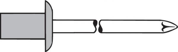 GESIPA® Blindniete CAP® Alu/Stahl Standard Flachrundkopf 3,2x 6,5, Packung mit 500 Stück - bei HUG Technik ♡ GESIPA® Blindniete CAP® Alu/Stahl Standard Flachrundkopf 3,2x 6,5, Packung mit 500 Stück - bei HUG Technik ♡