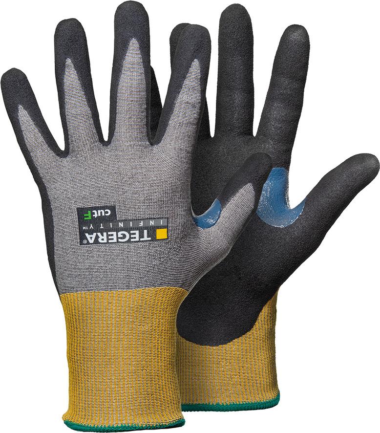 Handschuh TEGERA® Infinity 8815, schwarz-gelb - gibt’s bei HUG Technik ✓