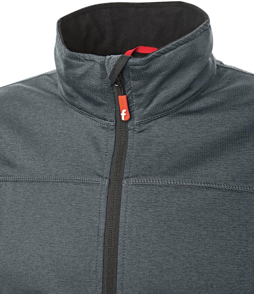 FORTIS Elements Tech-Fleecejacke, grau-schwarz meliert - bekommst Du bei HUG Technik ♡
