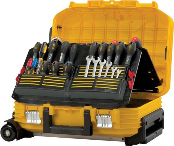 STANLEY® Werkzeugkoffer Trollyausstattung FatMax gelb 540x400x235mm - gibt’s bei ☆ HUG Technik ✓