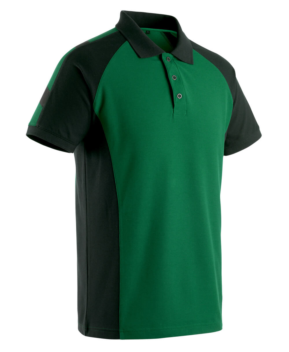 MASCOT® UNIQUE Polo-Shirt »Bottrop« Gr. 2XL, grün/schwarz - jetzt NEU  bei ✭ HUG Technik ✓