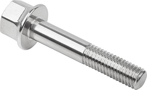Sechskantschraube Form: B mit Schaft Hygienic Usit® M04x25, Edelstahl 1.4404 poliert EHEDG - K1492.04X25 - bekommst Du bei ★ HUG Technik ✓