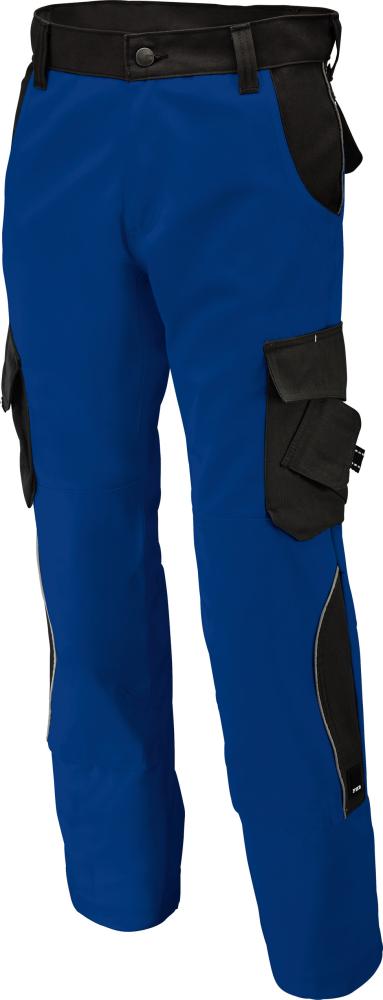 FHB® Arbeitshose Bruno, 300 g/qm, königsblau-schwarz - direkt von HUG Technik ✓