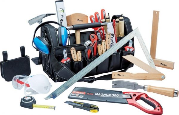 Fortis Werkzeugtasche für Zimmerei-Azubis - erhältlich bei ♡ HUG Technik ✓ Fortis Werkzeugtasche für Zimmerei-Azubis - erhältlich bei ♡ HUG Technik ✓