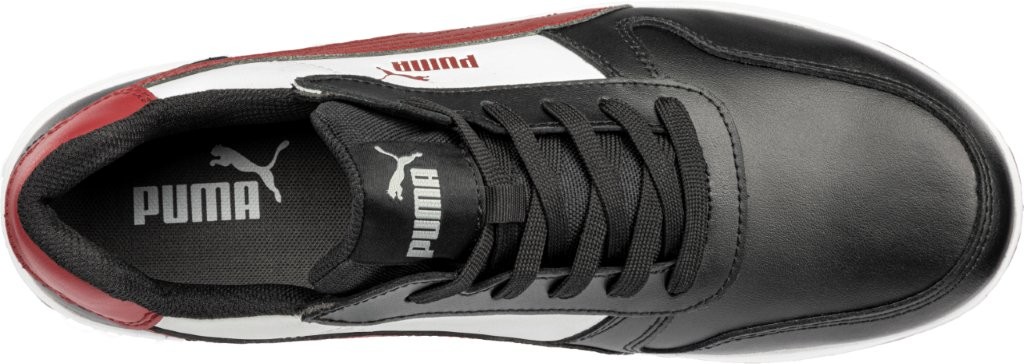 Albatros FRONTCOURT BLK/WHT/RED Sicherheitshalbschuh oben.