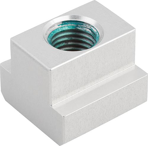 Mutter für T-Nut M04 Aluminium, blank, DIN508, BT=6 - K0377.204 - bei HUG Technik ♡