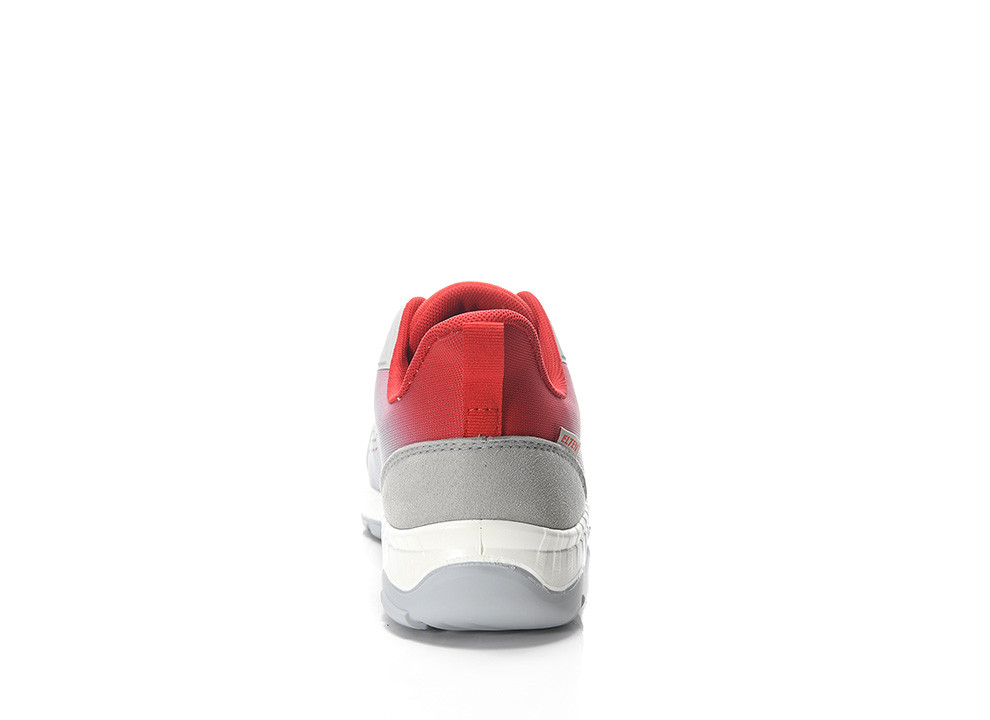 ELTEN® Sicherheitshalbschuh LUAN grey-red Low ESD S1PS - hinten
