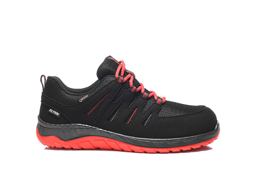 ELTEN® Sicherheitshalbschuh MADDOX GTX W black-red Low ESD S3 CI, 729241 - bei HUG Technik ✭
