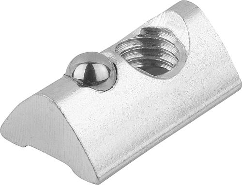 Nutenstein einschwenkbar M04 B=10,5, Form:A Stahl, Typ I - K1023.0604 - bei HUG Technik ✭