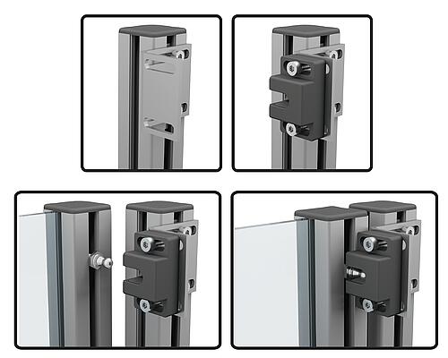 Befestigungswinkel für Kugelschnäpper, Stahl verzinkt - K1294.9503550 - bei HUG Technik ☆