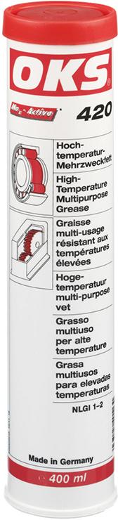 OKS® 420 Hochtemperatur-Mehrzweckfett, Kartusche 400 ml - gibt’s bei ☆ HUG Technik ✓ OKS® 420 Hochtemperatur-Mehrzweckfett, Kartusche 400 ml - gibt’s bei ☆ HUG Technik ✓