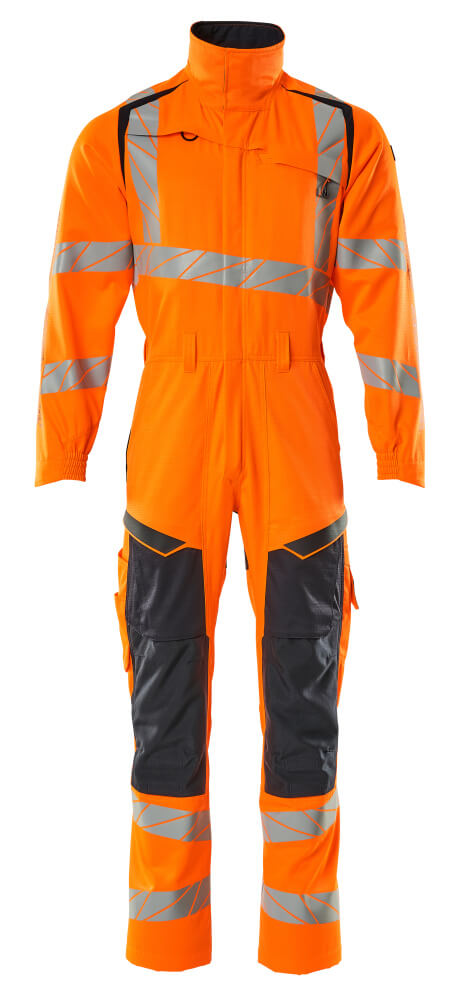 MASCOT® ACCELERATE SAFE Overall mit Knietaschen  Gr. 2XL, hi-vis orange/schwarzblau - gibt’s bei HUG Technik ✓