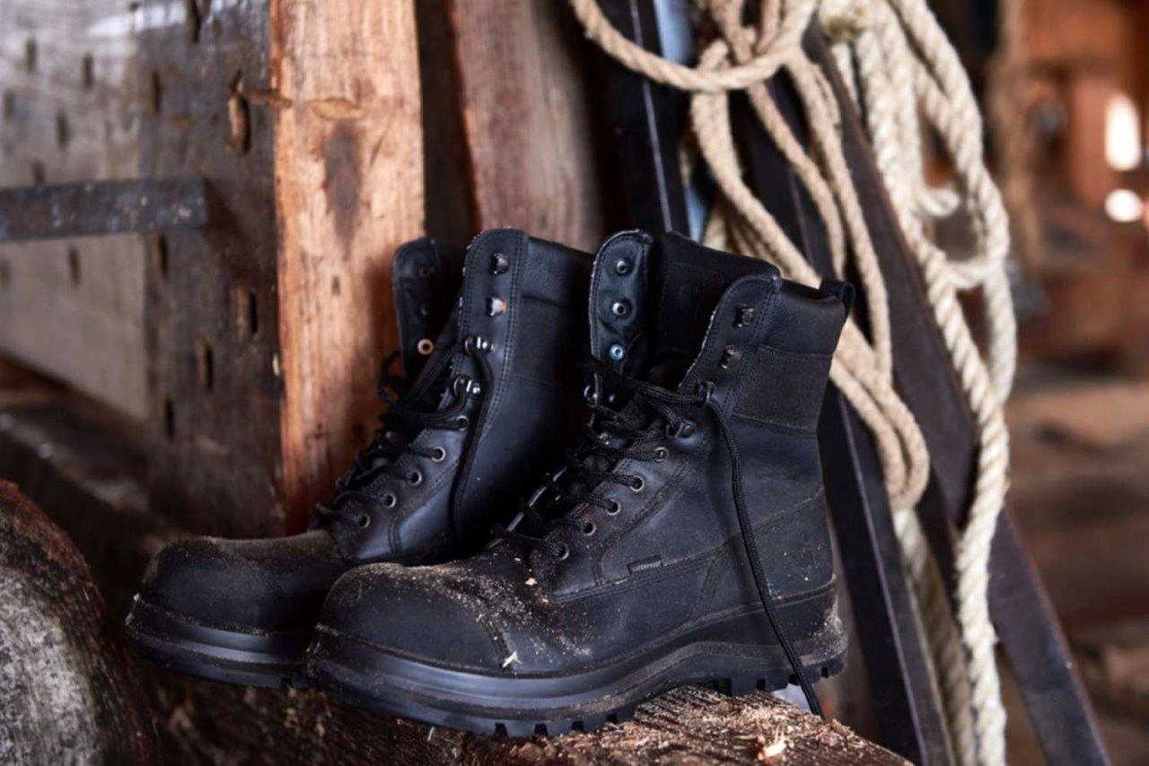 carhartt® Sicherheitsstiefel DETROIT 8" S3 WATERPROOF HIGH BOOT dark brown Ansicht 3  - bei HUG Technik ✓