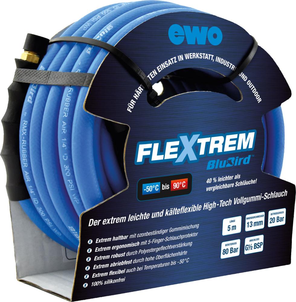 FLEXTREM BluBird Schlauch 9,5x3mm, Rolle mit 50m - bei HUG Technik ✓